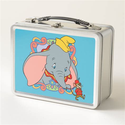 dumbo metal lunch box|Disney Dumbo Metal Lunch Box .